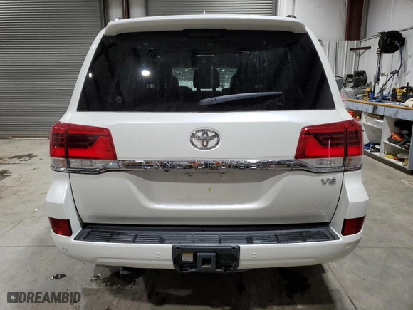 2020 Toyota Land Cruiser with VIN JTMCY7AJ6L4094257, listed as a Copart auction lot 80455154 with 47,702 mi miles and Salvage Title. Bid and sale history available at carsss.com. Image 6.