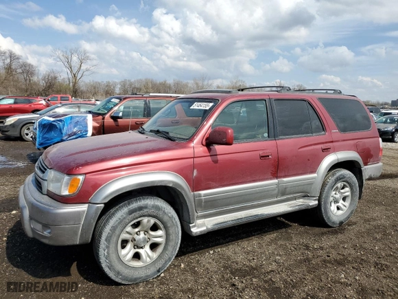 2001 Toyota 4Runner Limited with VIN JT3HN87R019057789, listed as a Copart auction lot 51464155 with 264,952 mi miles and Clean Title. Bid and sale history available at carsss.com. Image 1.