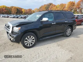 2016 Toyota Sequoia Limited with VIN 5TDJY5G11GS127999, listed as a Copart auction lot 76986164 with 93,254 mi miles and Salvage Title. Bid and sale history available at carsss.com. Image 1.