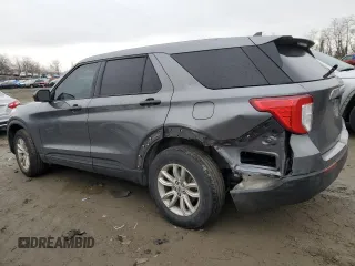 2021 Ford Explorer with VIN 1FMSK8BH5MGA57470, listed as a Copart auction lot 43072275 with 24,770 mi miles and Salvage title. Bid and sale history available at DreamBid. Image 2.