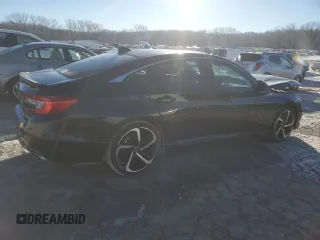 2022 Honda Accord Sedan Sport SE with VIN 1HGCV1F4XNA044816, listed as a Copart auction lot 88317935 with 44,106 mi miles and Salvage Title. Bid and sale history available at carsss.com. Image 3.