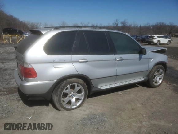 2001 BMW X5 4.4i with VIN WBAFB33581LH19977, listed as a Copart auction lot 48957175 with 0 mi miles and Salvage Title. Bid and sale history available at carsss.com. Image 3.