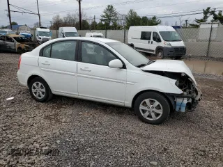 2009 Hyundai Accent Auto GLS with VIN KMHCN46C29U312569, listed as a Copart auction lot 51481165 with 173,998 mi miles and Salvage Title. Bid and sale history available at carsss.com. Image 4.