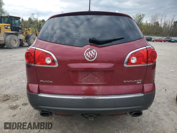 2009 Buick Enclave CX with VIN 5GAER13D89J175928, listed as a Copart auction lot 73417714 with 190,399 mi miles and Salvage Title. Bid and sale history available at DreamBid. Image 6.