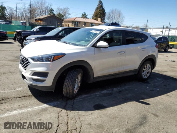2019 Hyundai Tucson SE with VIN KM8J2CA47KU033909, listed as a Copart auction lot 50746805 with 55,797 mi miles and Salvage Title. Bid and sale history available at carsss.com. Image 1.