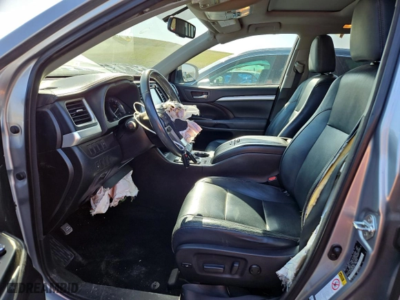 2014 Toyota Highlander XLE with VIN 5TDJKRFH8ES029640, listed as a Copart auction lot 50546655 with 87,376 mi miles and Salvage Title. Bid and sale history available at carsss.com. Image 7.