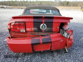 2008 Ford Mustang Deluxe with VIN 1ZVHT84N385146001, listed as a Copart auction lot 45558095 with 222,148 mi miles and Salvage Title. Bid and sale history available at carsss.com. Image 6.