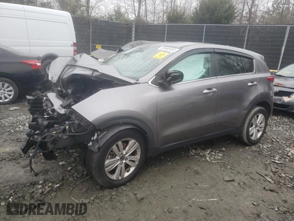 2019 Kia Sportage LX with VIN KNDPM3AC8K7500009, listed as a Copart auction lot 49060815 with 0 mi miles and Non Repairable. Bid and sale history available at carsss.com. Image 1.