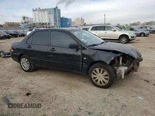 2006 Mitsubishi Lancer ES with VIN JA3AJ26E96U064683, listed as a Copart auction lot 82813734 with 124,445 mi miles and Salvage Title. Bid and sale history available at carsss.com. Image 4.