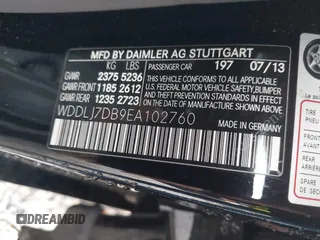 2014 Mercedes-Benz CLS 550 с VIN WDDLJ7DB9EA102760, выставлен на аукционе IAAI как лот 42171001 с пробегом 61 294 миль миль и . История ставок и продаж доступна на DreamBid. Изображение 9.
