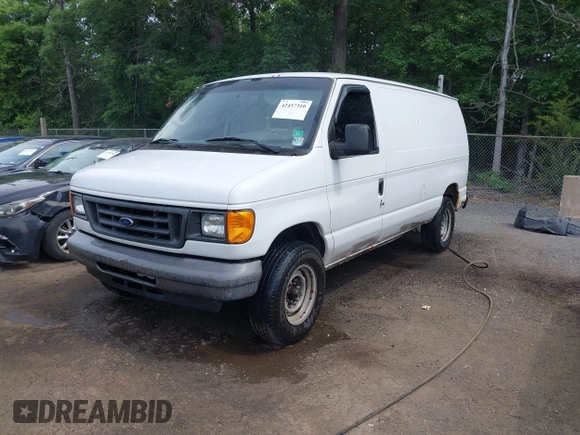 2007 Ford Econoline Cargo Commercial with VIN 1FTNE24L87DA53023, listed as a IAAI auction lot 42457310 with Not provided miles and . Bid and sale history available at DreamBid. Image 2.
