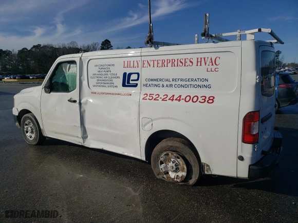 2018 Nissan NV Cargo S with VIN 1N6BF0KM0JN814285, listed as a Copart auction lot 86801434 with 0 mi miles and Salvage Title. Bid and sale history available at carsss.com. Image 2.