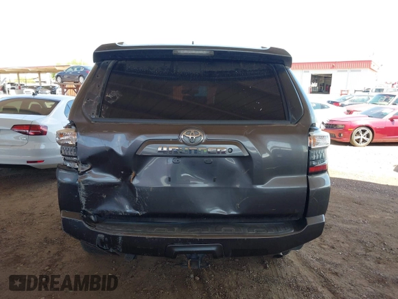 2018 Toyota 4Runner SR5 with VIN JTEBU5JR0J5516950, listed as a IAAI auction lot 42666217 with 75,729 mi miles and . Bid and sale history available at DreamBid. Image 16.
