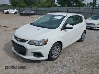 2018 Chevrolet Sonic LT with VIN 1G1JG6SH9J4107802, listed as a IAAI auction lot 42477241 with 107,091 mi miles and . Bid and sale history available at DreamBid. Image 2.