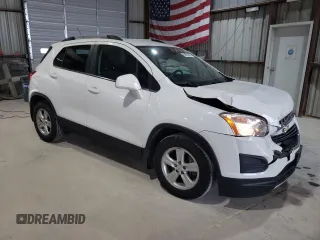 2016 Chevrolet Trax LT z VIN KL7CJLSB0GB666989, wystawiony jako Copart lot #55850675 z przebiegiem 96 539 mil mil oraz Szkoda całkowita • Salvage title. Historia ofert i sprzedaży dostępna na DreamBid. Obrazek 4.
