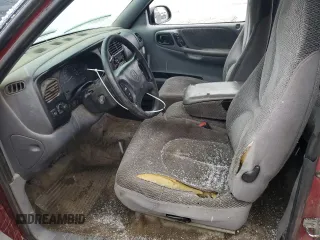 1997 Dodge Dakota with VIN 1B7GL23X9VS223370, listed as a Copart auction lot 43982655 with 195,529 mi miles and Salvage Title. Bid and sale history available at carsss.com. Image 7.