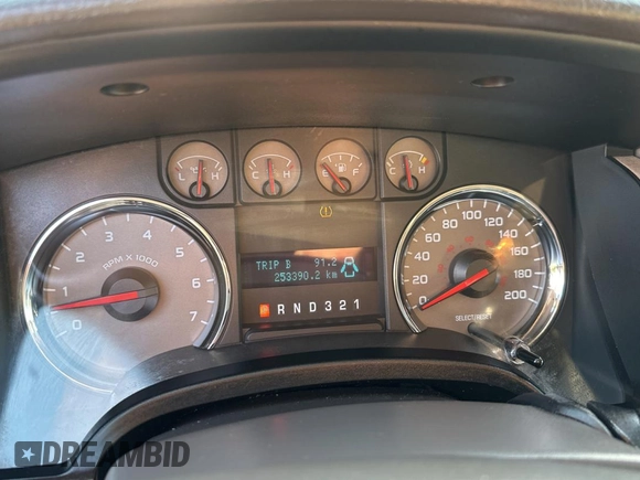 2009 Ford F-150 XL with VIN 1FTRW12889FB24610, listed as a Copart auction lot 62431355 with 254,000 mi miles and Clean title. Bid and sale history available at DreamBid. Image 8.