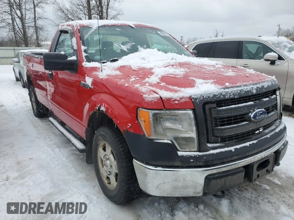 2013 Ford F-150 XL with VIN 1FTMF1EM2DKF17439, listed as a Copart auction lot 43003035 with 190,410 mi miles and Clean title. Bid and sale history available at DreamBid. Image 4.