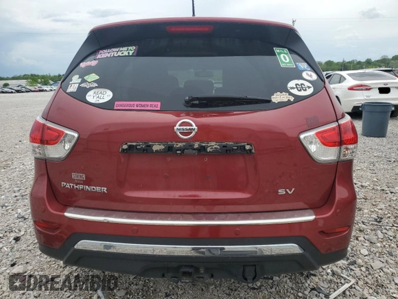 2016 Nissan Pathfinder SV with VIN 5N1AR2MM9GC662053, listed as a Copart auction lot 55473025 with 161,150 mi miles and Salvage title. Bid and sale history available at DreamBid. Image 6.