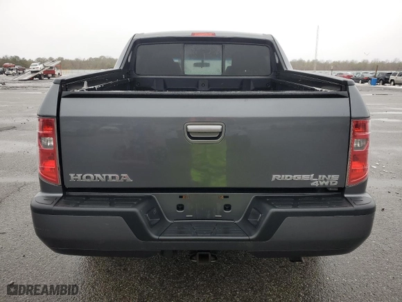 2011 Honda Ridgeline RTS with VIN 5FPYK1F49BB001205, listed as a Copart auction lot 44304965 with 129,311 mi miles and Salvage Title. Bid and sale history available at carsss.com. Image 6.