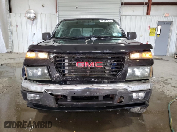 2008 GMC Canyon SLE2 with VIN 1GTDT43E888198038, listed as a Copart auction lot 76331844 with 122,355 mi miles and Salvage Title. Bid and sale history available at carsss.com. Image 5.