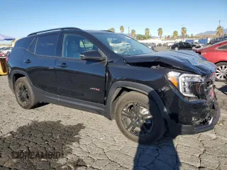 2024 GMC Terrain AT4 with VIN 3GKALYEG9RL388480, listed as a Copart auction lot 87090644 with 6,755 mi miles and Salvage Title. Bid and sale history available at DreamBid. Image 4.