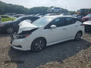 2022 Nissan LEAF S Plus with VIN 1N4BZ1BV2NC559784, listed as a Copart auction lot 60925504 with Not Provided miles and Salvage Title. Bid and sale history available at DreamBid. Image 1.