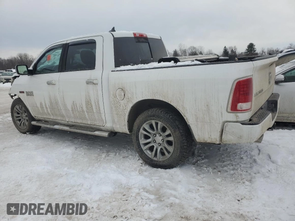 2015 Ram 1500 Laramie Longhorn with VIN 1C6RR7PM4FS655846, listed as a Copart auction lot 87804655 with 159,557 mi miles and Salvage title. Bid and sale history available at DreamBid. Image 2.