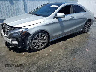 2018 Mercedes-Benz CLA 250 with VIN WDDSJ4EB2JN650465, listed as a Copart auction lot 53834294 with 97,609 mi miles and . Bid and sale history available at DreamBid. Image 1.