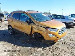 2021 Ford EcoSport Titanium z VIN MAJ3S2KE0MC449135, wystawiony jako IAAI lot #41345463 z przebiegiem 69 221 mil mil oraz . Historia ofert i sprzedaży dostępna na DreamBid. Obrazek 1.