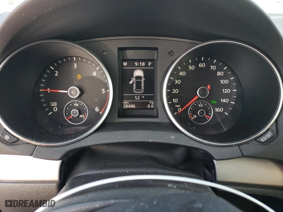 2011 Volkswagen Golf TDI with VIN WVWDM7AJ6BW242796, listed as a Copart auction lot 44456455 with 28,446 mi miles and Salvage Title. Bid and sale history available at carsss.com. Image 9.
