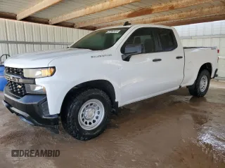 2020 Chevrolet Silverado 1500 Work Truck with VIN 1GCRYAEF0LZ167882, listed as a Copart auction lot 48070205 with 58,104 mi miles and Clean Title. Bid and sale history available at carsss.com. Image 1.