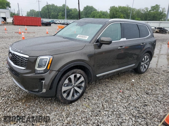 2020 Kia Telluride EX z VIN 5XYP3DHC0LG057552, wystawiony jako Copart lot #58698355 z przebiegiem 55 102 mil mil oraz Szkoda całkowita • Salvage title. Historia ofert i sprzedaży dostępna na DreamBid. Obrazek 1.