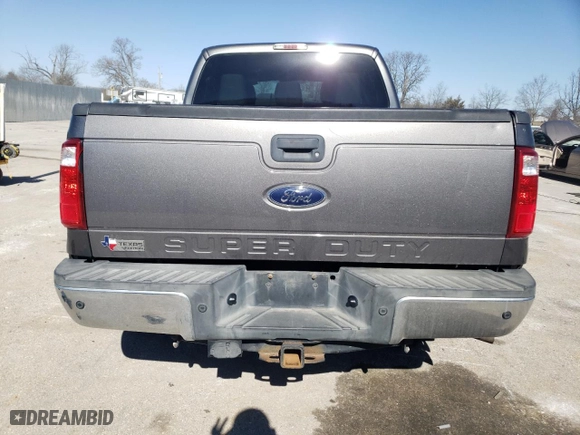 2015 Ford Super Duty F-250 SRW Lariat with VIN 1FT7W2BT0FEA75051, listed as a Copart auction lot 46356455 with 150,749 mi miles and Salvage Title. Bid and sale history available at carsss.com. Image 6.