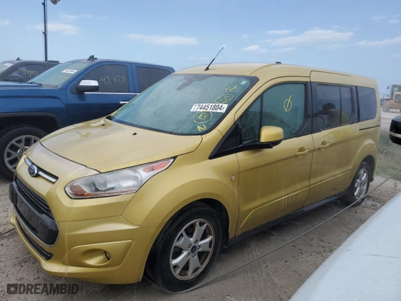 2016 Ford Transit Connect Wagon Titanium with VIN NM0GE9G73G1246680, listed as a Copart auction lot 79356284 with 77,286 mi miles and Non Repairable. Bid and sale history available at carsss.com. Image 1.