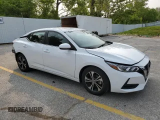 2023 Nissan Sentra SV z VIN 3N1AB8CV2PY258138, wystawiony jako Copart lot #59290795 z przebiegiem 40 772 mil mil oraz Czysty tytuł • Clean title. Historia ofert i sprzedaży dostępna na DreamBid. Obrazek 4.