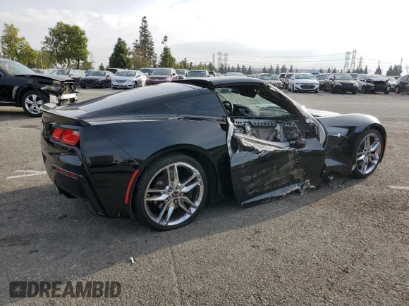 2014 Chevrolet Corvette Z51 2LT with VIN 1G1YK2D76E5127306, listed as a Copart auction lot 86820794 with 43,333 mi miles and Salvage title. Bid and sale history available at DreamBid. Image 3.