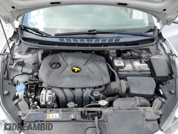 2014 Hyundai Elantra SE with VIN 5NPDH4AE4EH494143, listed as a Copart auction lot 64726195 with 65,050 mi miles and Salvage title. Bid and sale history available at DreamBid. Image 11.