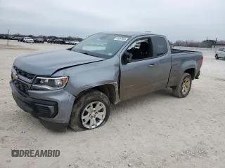 2021 Chevrolet Colorado 2WD LT with VIN 1GCHSCEA4M1285446, listed as a Copart auction lot 45387905 with 40,163 mi miles and Salvage Title. Bid and sale history available at carsss.com. Image 1.