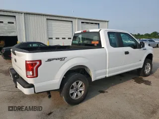2017 Ford F-150 XL with VIN 1FTEX1EP5HFB04005, listed as a Copart auction lot 58965345 with 49,400 mi miles and Salvage title. Bid and sale history available at DreamBid. Image 3.