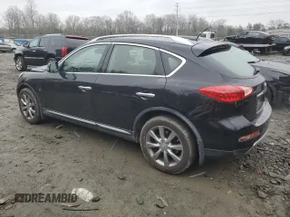 2016 Infiniti QX50 with VIN JN1BJ0RR9GM271412, listed as a Copart auction lot 42715214 with 54,645 mi miles. Bid and sale history available at carsss.com. Image 2.