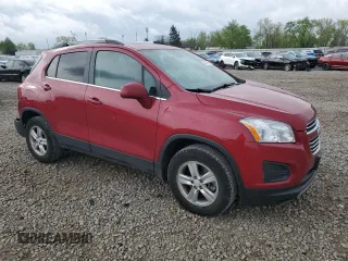 2015 Chevrolet Trax LT with VIN KL7CJRSB3FB117918, listed as a Copart auction lot 54357805 with 54,579 mi miles and Salvage Title. Bid and sale history available at carsss.com. Image 4.