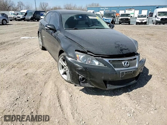 2013 Lexus IS 250 with VIN JTHBF5C26D5187477, listed as a Copart auction lot 51536255 with Not Provided miles and Salvage Title. Bid and sale history available at DreamBid. Image 11.