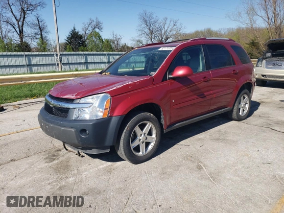 2006 Chevrolet Equinox LT z VIN 2CNDL73F366153792, wystawiony jako Copart lot #52171225 z przebiegiem 222 874 mil mil oraz Szkoda całkowita • Salvage title. Historia ofert i sprzedaży dostępna na DreamBid. Obrazek 1.