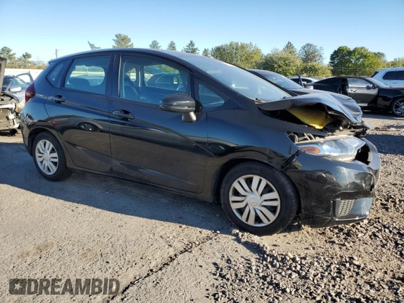 2016 Honda Fit LX with VIN 3HGGK5H56GM704864, listed as a Copart auction lot 75690264 with 54,543 mi miles and Salvage title. Bid and sale history available at DreamBid. Image 4.