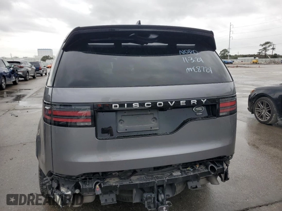 2023 Land Rover Discovery Metropolitan Edition with VIN SALRW4EU7P2478724, listed as a Copart auction lot 83876394 with 19,371 mi miles and Salvage Title. Bid and sale history available at carsss.com. Image 6.