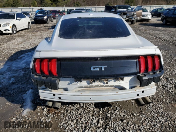 2019 Ford Mustang GT z VIN 1FA6P8CF2K5105624, wystawiony jako Copart lot #41497195 z przebiegiem 84 984 mil mil oraz Szkody całkowita. Historia ofert i sprzedaży dostępna na DreamBid. Obrazek 6.