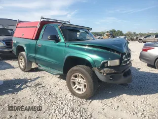 2003 Dodge Dakota with VIN 1D7GG16X73S359140, listed as a Copart auction lot 72383124 with 0 mi miles and Salvage Title. Bid and sale history available at carsss.com. Image 4.