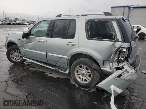 2005 Mercury Mountaineer Convenience z VIN 4M2DU86W05ZJ24234, wystawiony jako Copart lot #63599604 z przebiegiem 181 334 mil mil oraz Szkody całkowita. Historia ofert i sprzedaży dostępna na DreamBid. Obrazek 2.