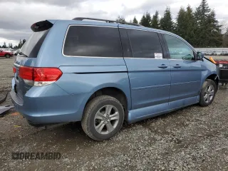 2010 Honda Odyssey Touring with VIN 5FNRL3H93AB043706, listed as a Copart auction lot 45926655 with 112,794 mi miles and Salvage Title. Bid and sale history available at carsss.com. Image 3.